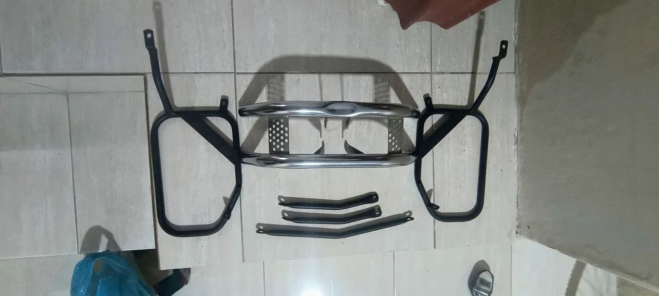 Mata cachorro e suporte de alforge