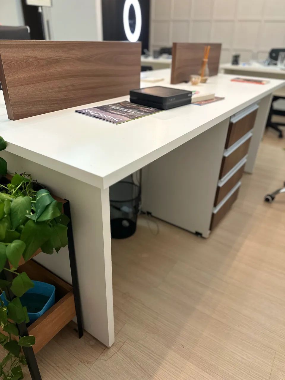 Mesa escritório 4 lugares  - Foto 4