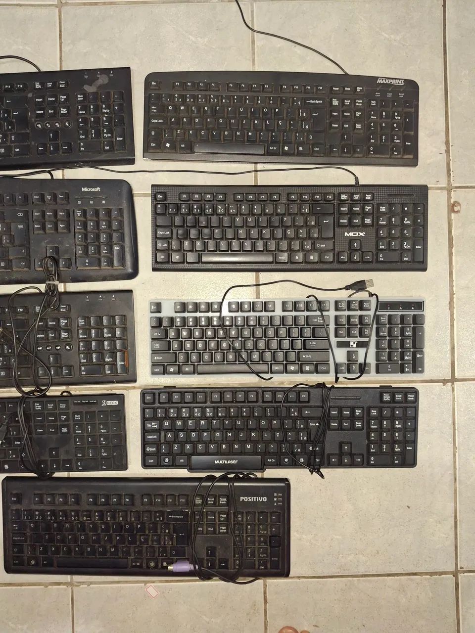 Teclados USB e PS/2 - Microsoft, Multilaser, Maxprint, Positivo - Barato - Foto 3
