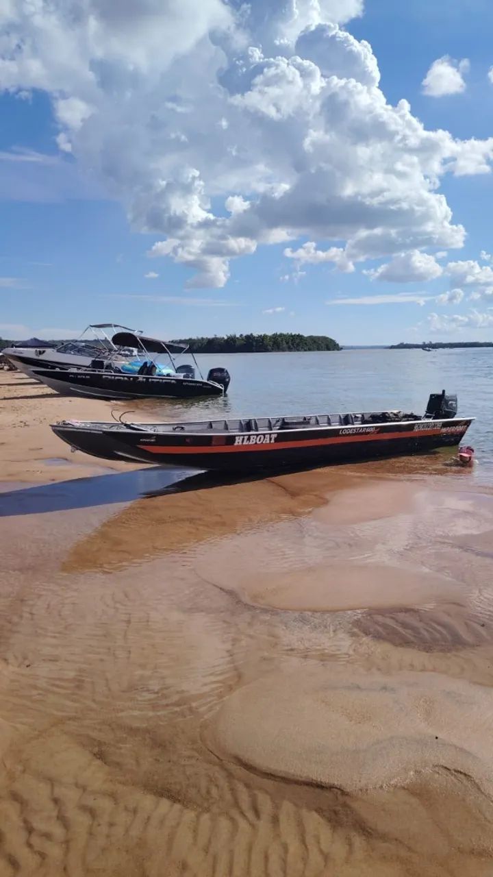 1Barco aluminio plataformado Hyperforte 30HP partida - Foto 2