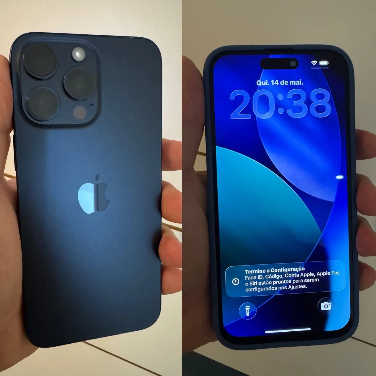 美品iPhone15Promax 256GB/US/99%/Face id OK iPhone 15 pro max 256gb semi novo com nota - Celulares e