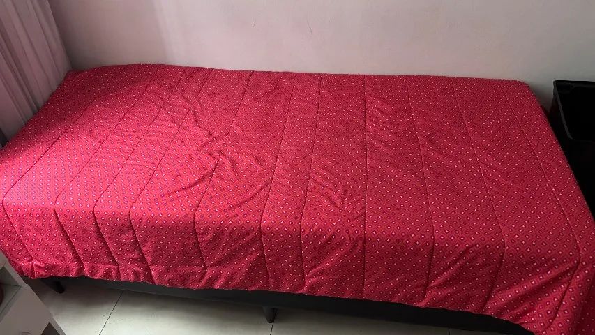 Cama com box ortobom e colchão de solteiro  - Foto 4