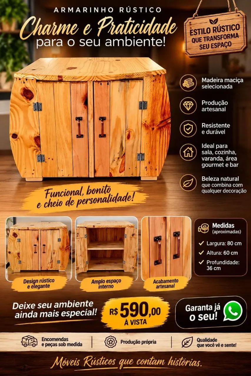 Armário de canto