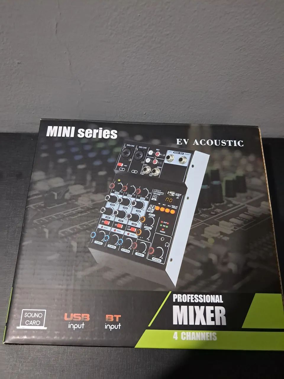 Mixer Mesa de Som EV Acoustics Aelora Mini 4 - Zerada! - Foto 3