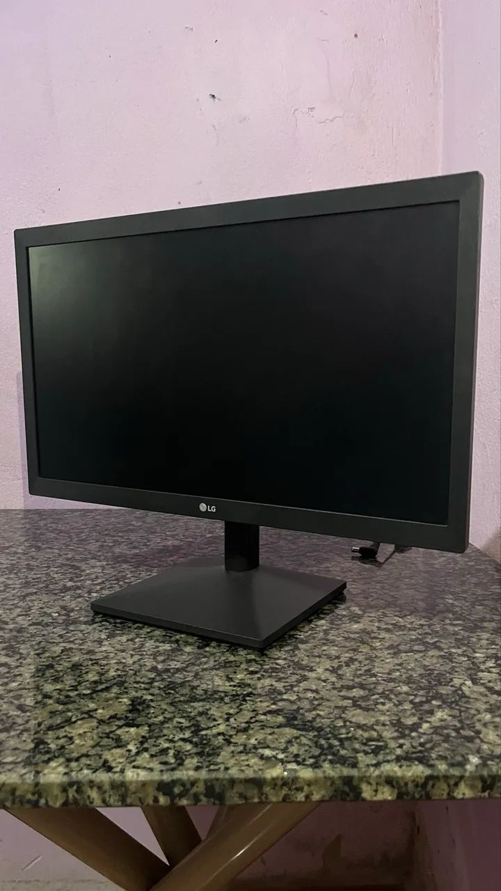 Monitor LG 19.5 LED HD - HDMI e VGA - 75Hz - Bem Conservado - Foto 2