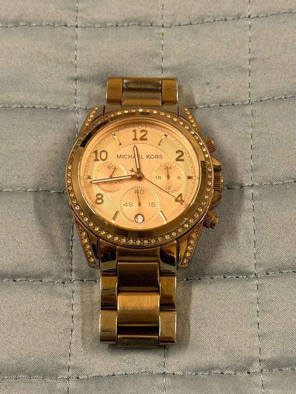 RELÓGIO MICHAEL KORS ORIGINAL FEMININO - ROSE GOLD COM CRISTAIS - Foto 5