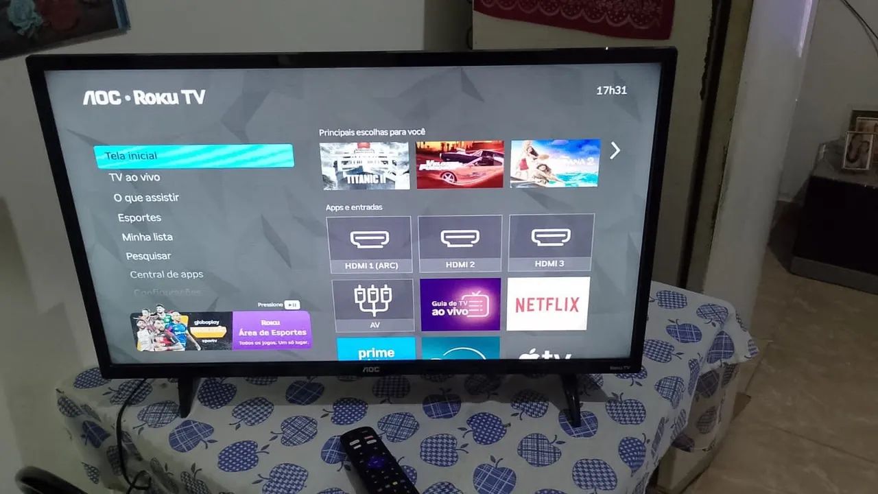 Tv Smart 32 Polegadas AOC Roku