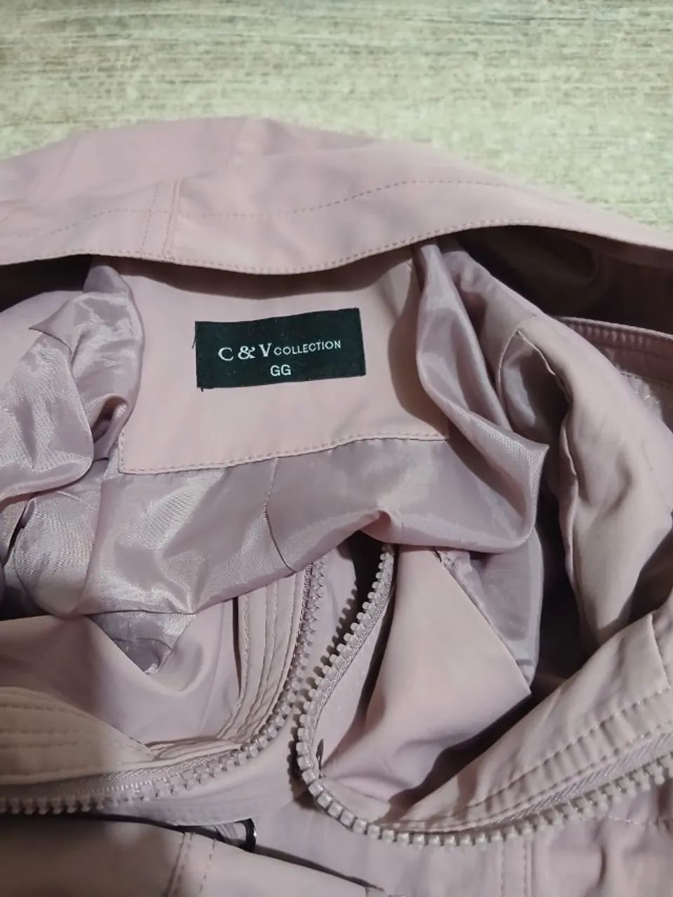 Parka rosé com capuz ? C&V Collection GG - Foto 2