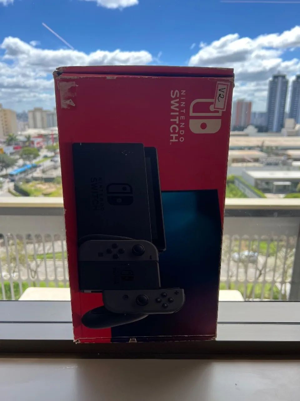 NINTENDO SWITCH ( MODELO V2 ) SEMINOVO