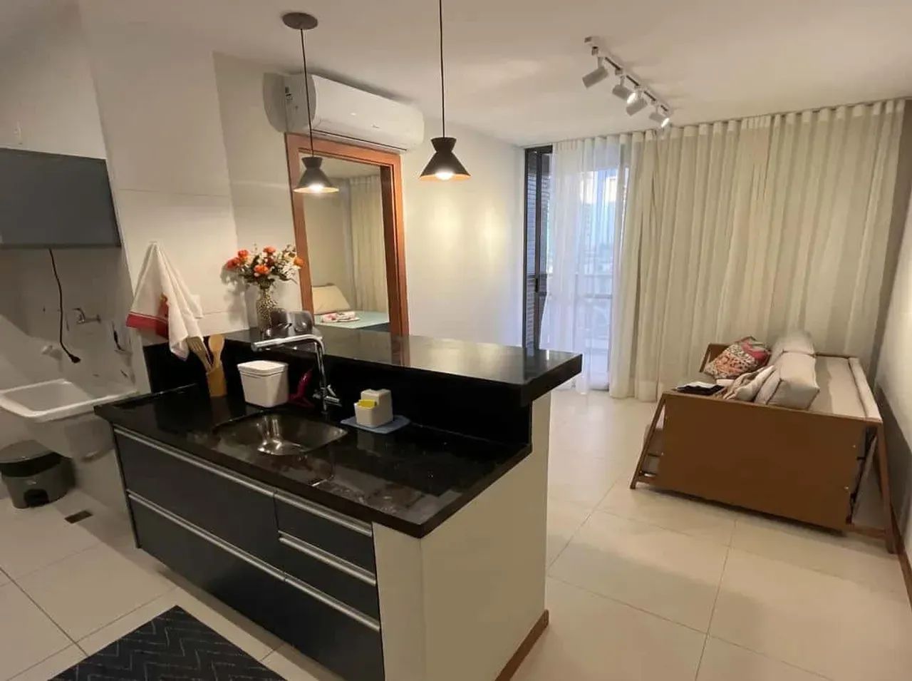 APARTAMENTO MOBILIADO E DECORADO 1 QUARTO 38M² NA GRAÇA - Foto 4