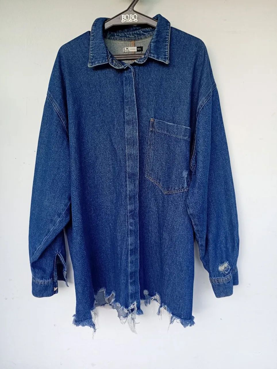 Camisa Jeans Hering oversize 