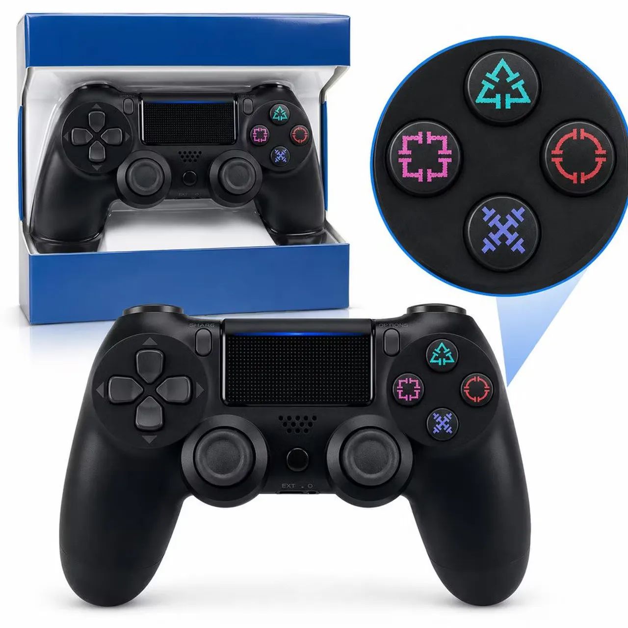 Controle Bluetooth Ps4 / Pc / Celular - Foto 2
