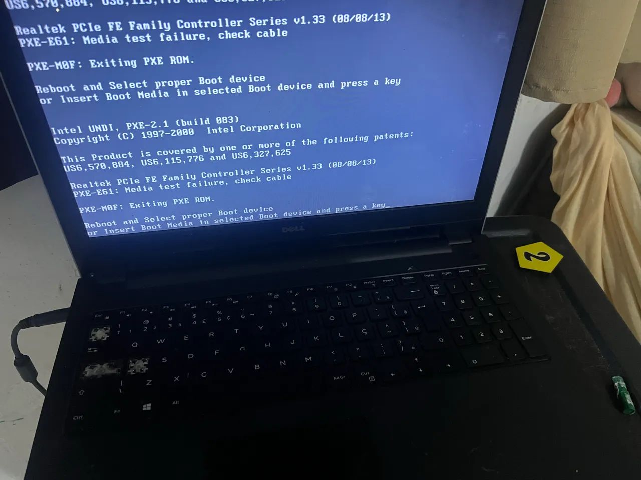 Notebook Dell (com avarias, leia o anúncio)