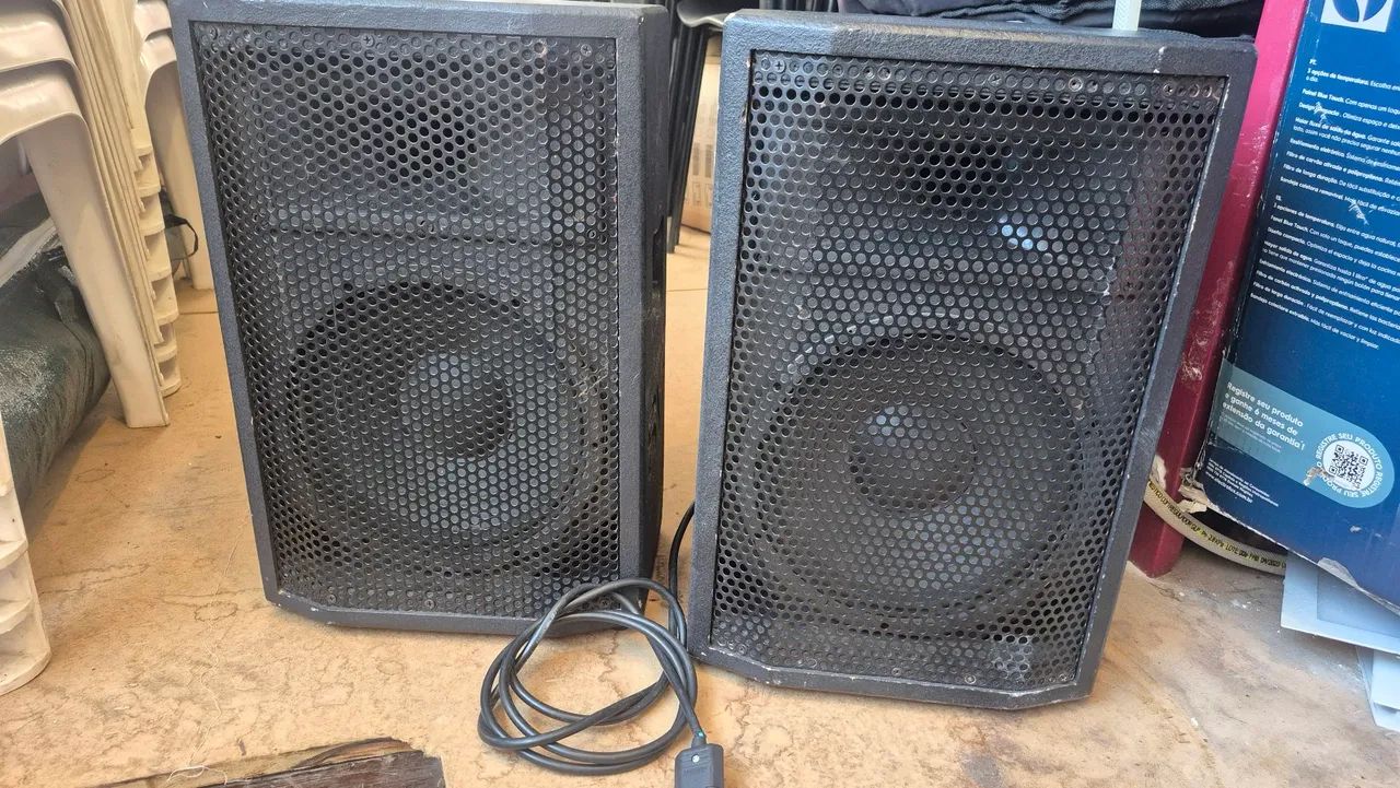 Par de Caixas de 10" ativa e passiva