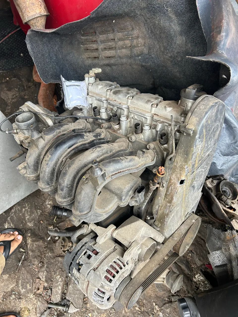 Motor EA111 1.0 2008 Flex Baixado loja física 