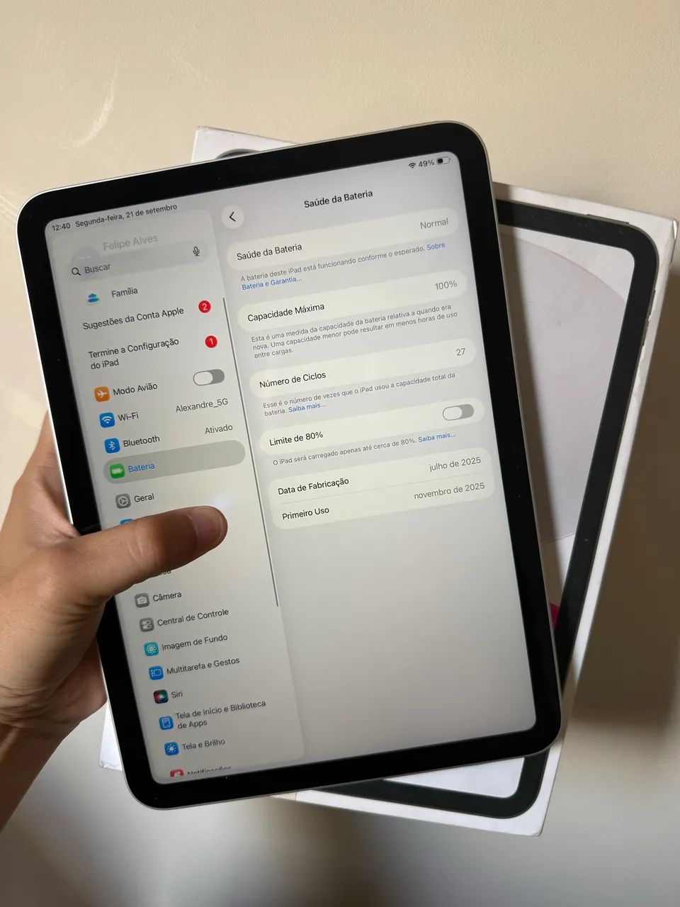 IPAD 11 (A16) 128GB PRATA  - Foto 4