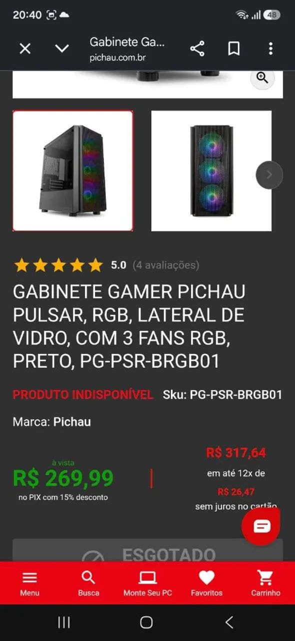 Gabinete Pulsar C/ 8 fans - Foto 2
