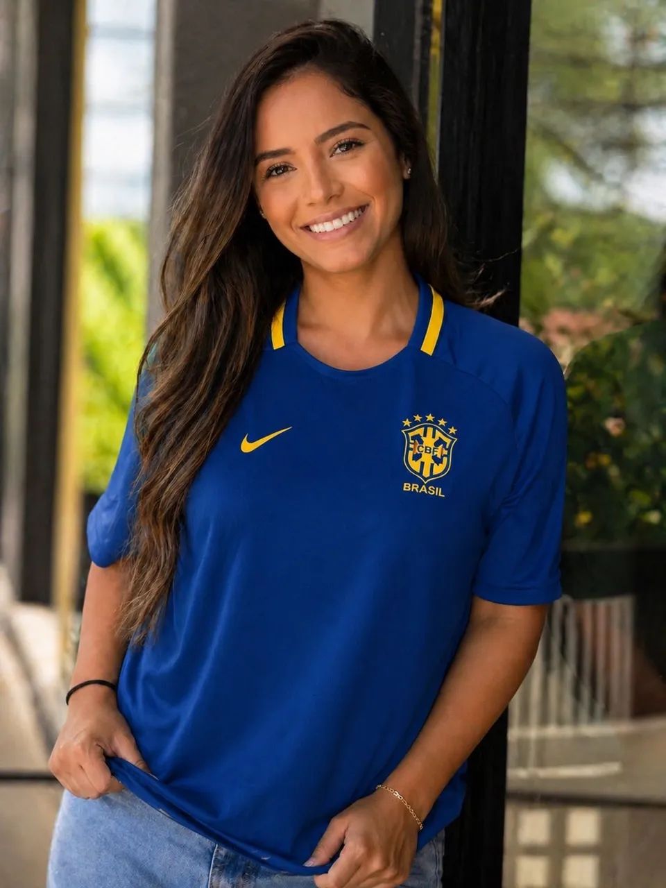 Vende-se Camiseta do Brasil Tecido Helanka M, G e GG - Foto 2