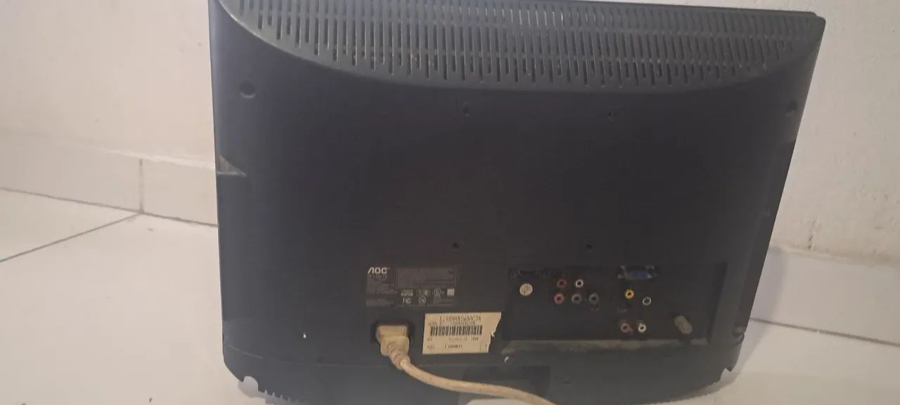 Monitor TV AOC 19" LCD com HDMI - Funcionando Perfeitamente - Foto 4