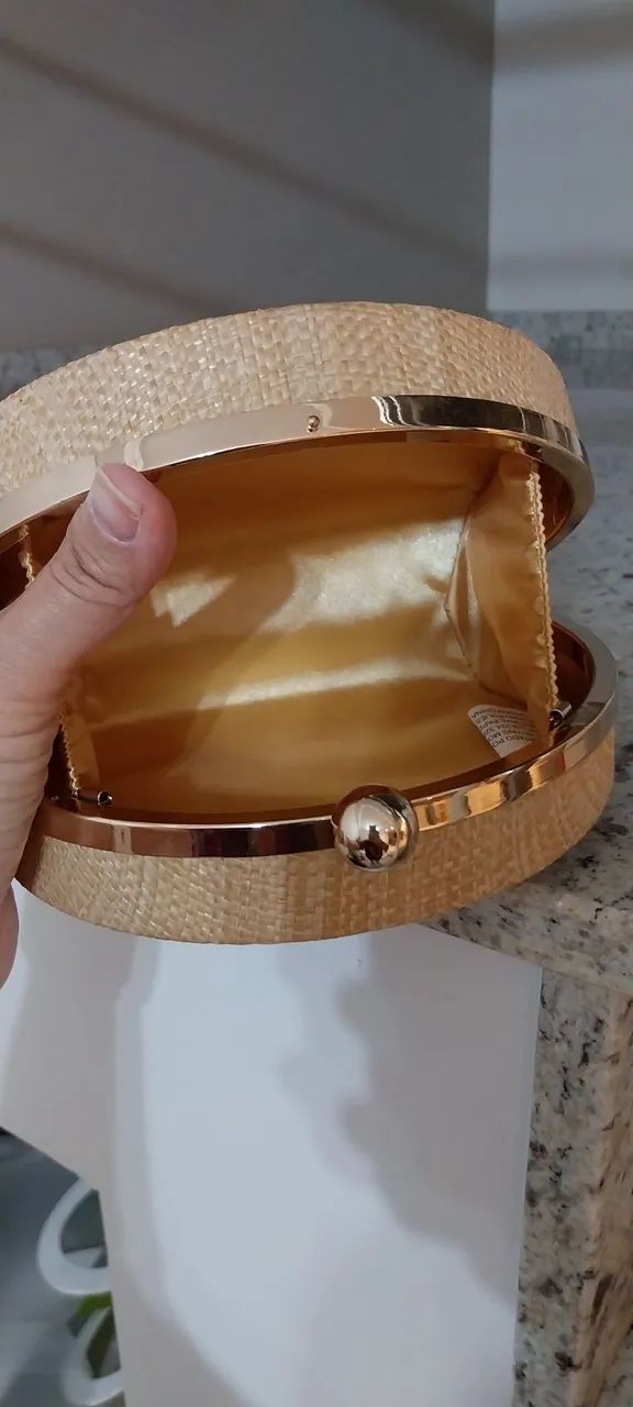 Bolsa envelope palha - Foto 4