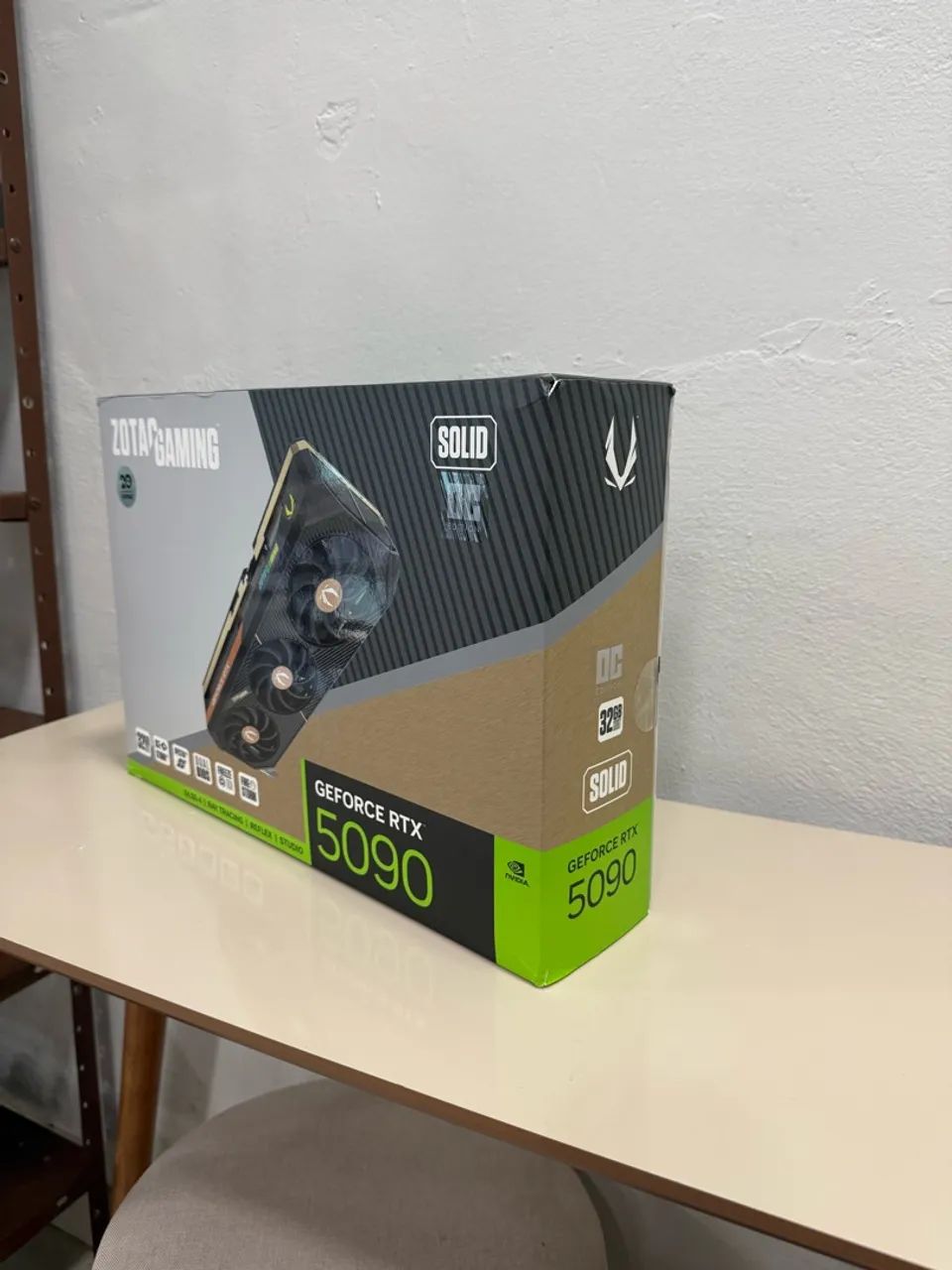 Placa De Video Zotac Geforce Rtx 5090 Solid Oc 32gb Na caixa lacrada - Foto 2