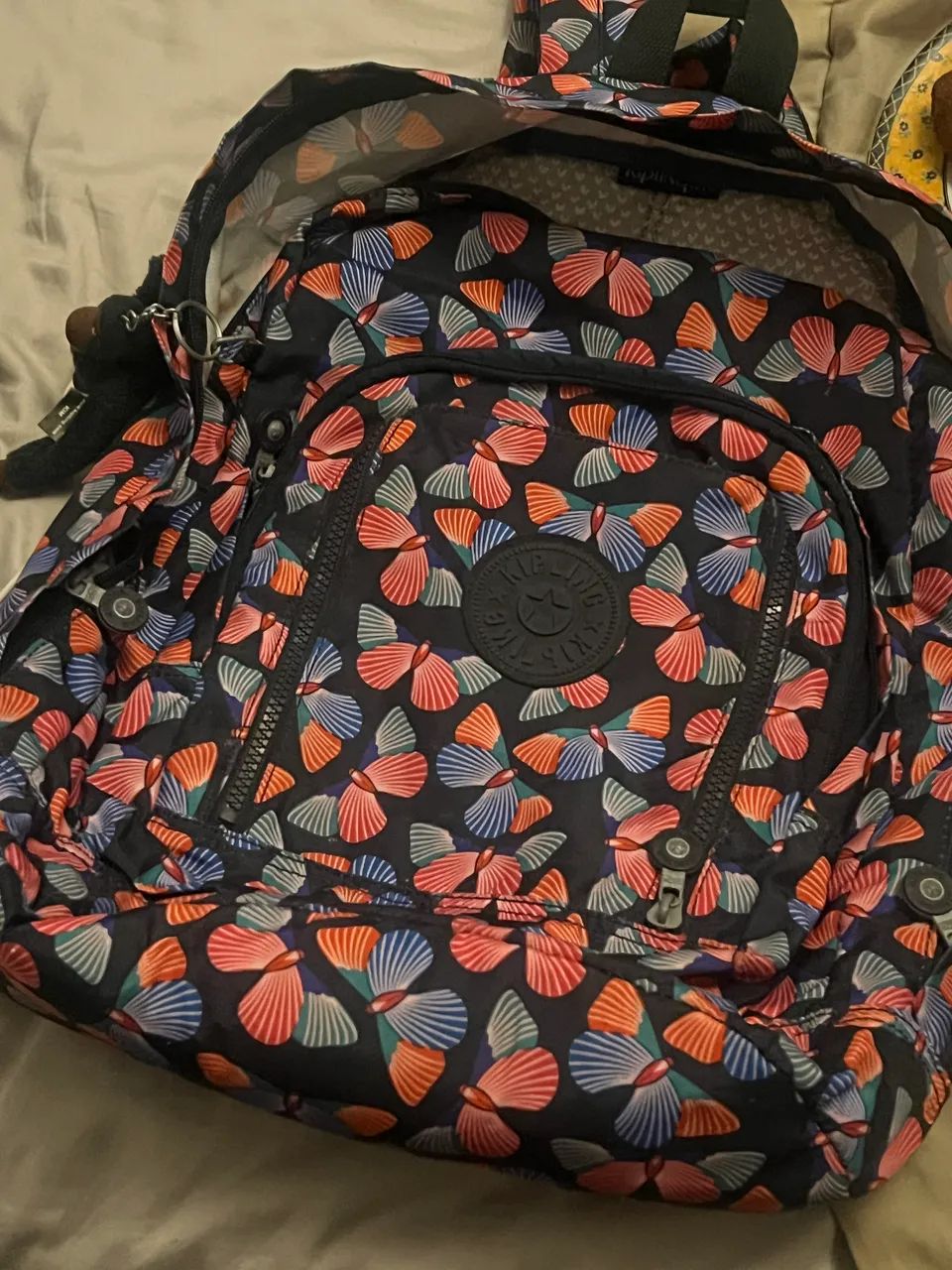 Mochila Kipling estampada original 