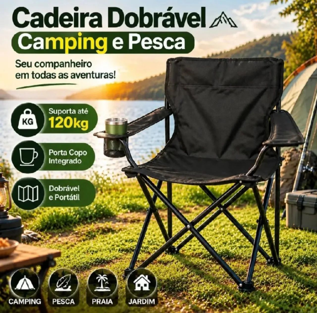Cadeira Dobrável 