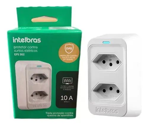 Protetor Contra Surtos Elétricos Intelbras 