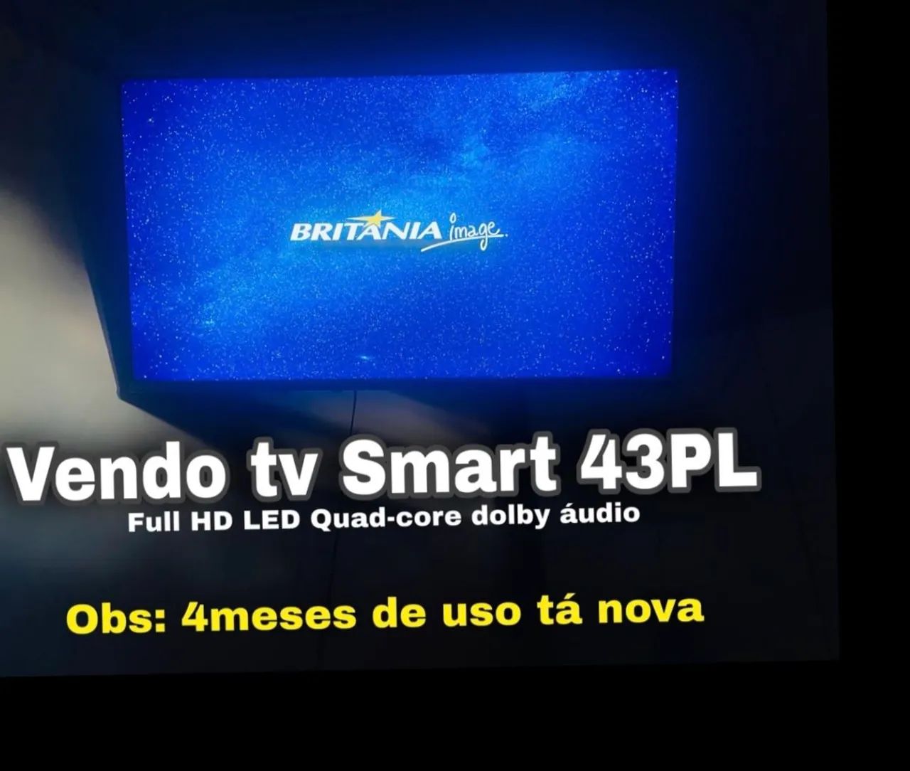 Tv 43plgs Britânia, sistema Android+ apps  - Foto 2