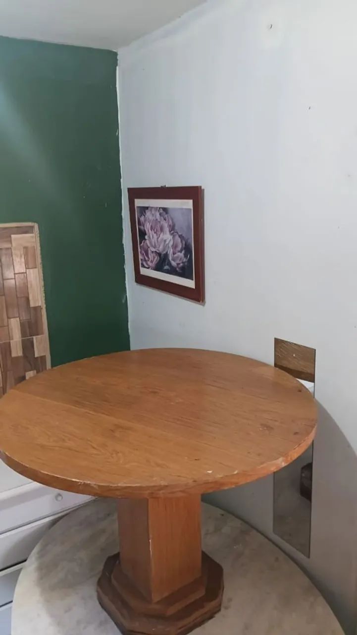 Mesa de Carvalho rústica - Foto 2
