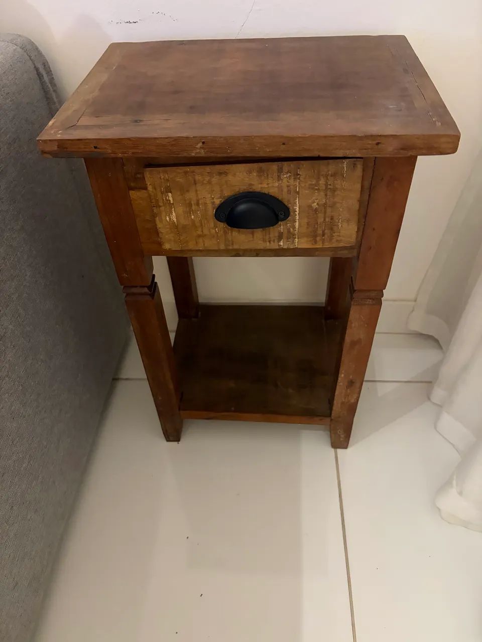 Mesa de Cabeceira Madeira Maciça  - Foto 2