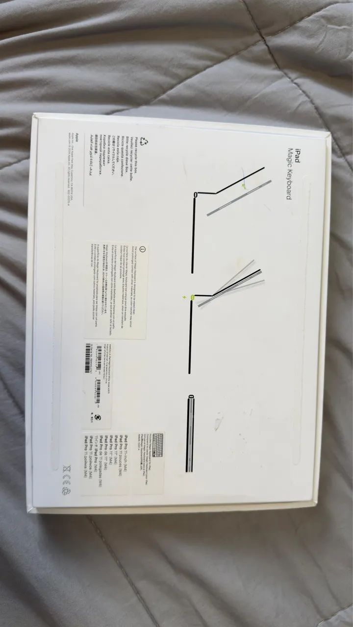 Teclado Apple Magic Keyboard MWR03LL/A para iPad Pro 11" (M4) - Foto 5