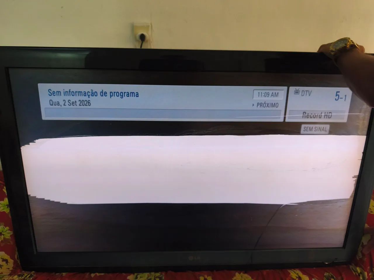Televisão TV LG 52 Polegadas Retirada de Peças