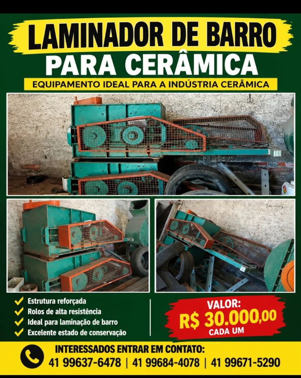 Laminador de barrro 