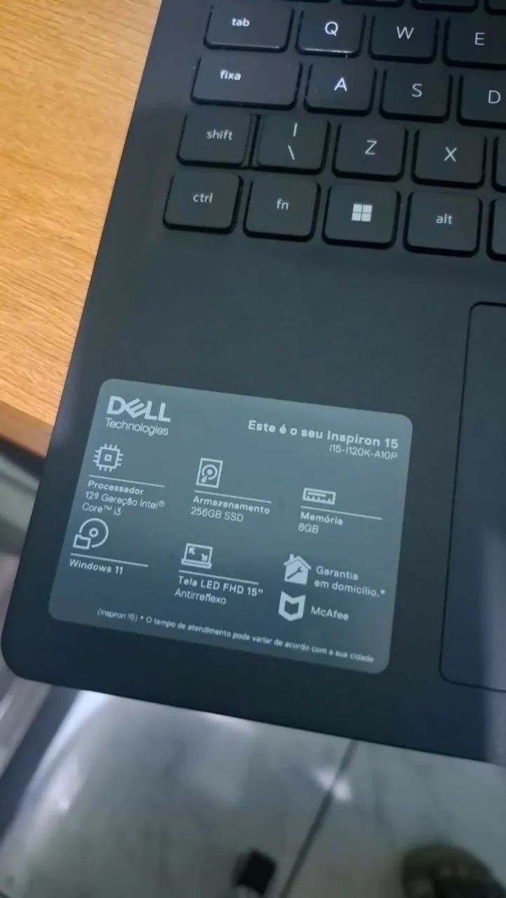 Notebook Dell Core I3 8GB RAM 256 SSD - Foto 4