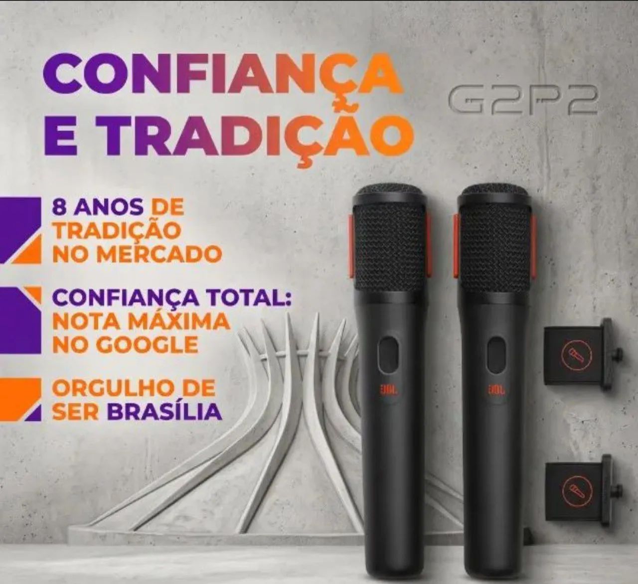 JBL encorre com 2 microfones - Foto 3