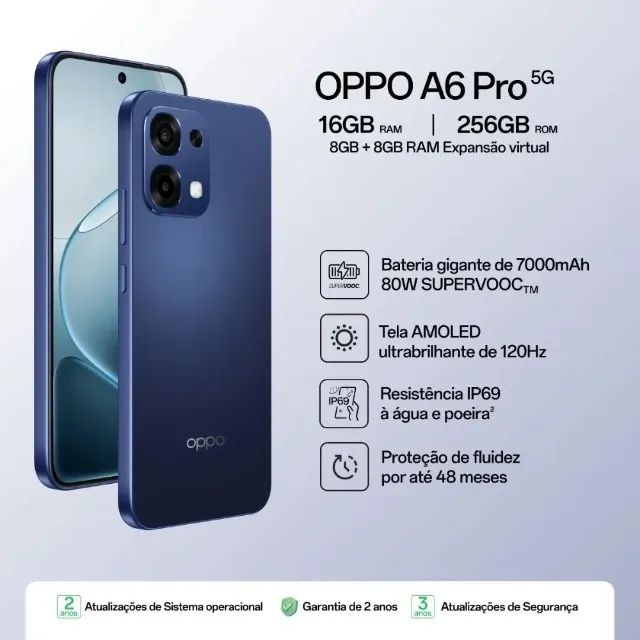 OPPO A6 Pro 5G 256GB NF+GARANTIA - Foto 3