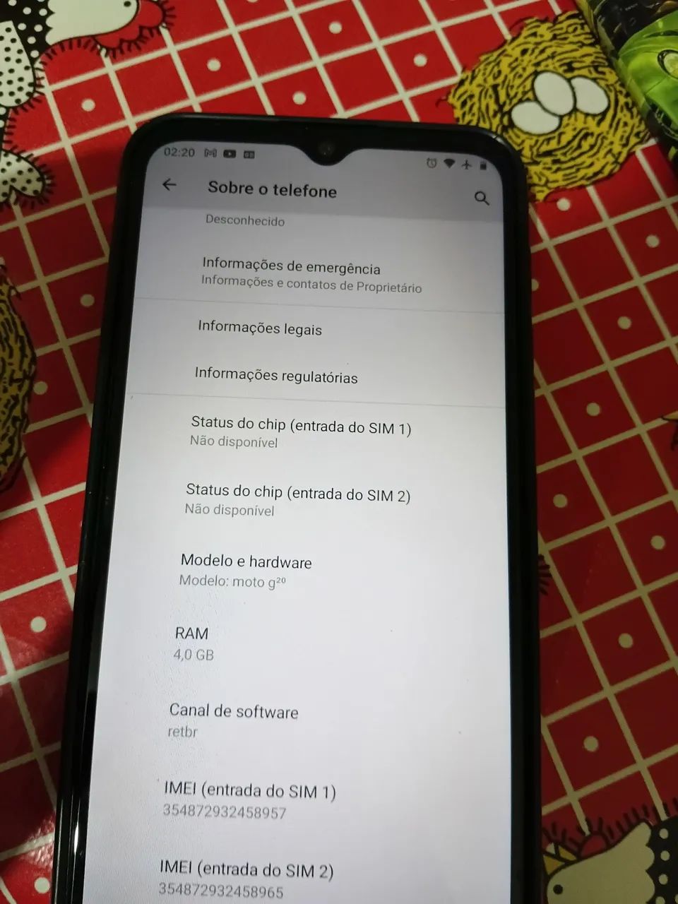 Moto g 20 zerado 599,00 - Foto 3