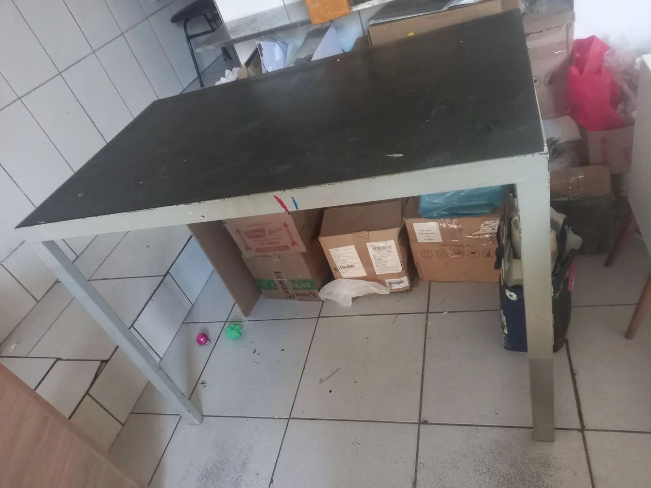 Bancada de trabalho em metalom  2 unidades - Foto 2