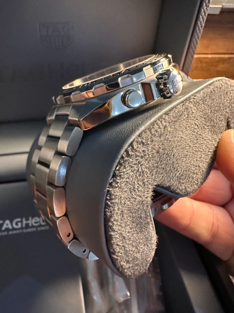 Relógio TAG Heuer waz111a Chrono Alarm - Foto 4