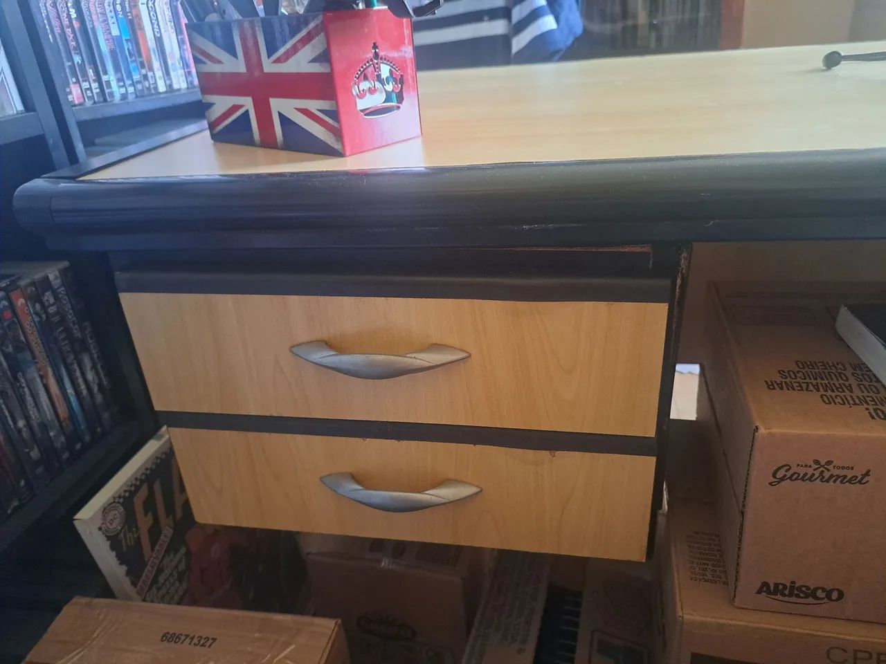 Mesa de escritório 125 x 73 cm Em bom estado. - Foto 5