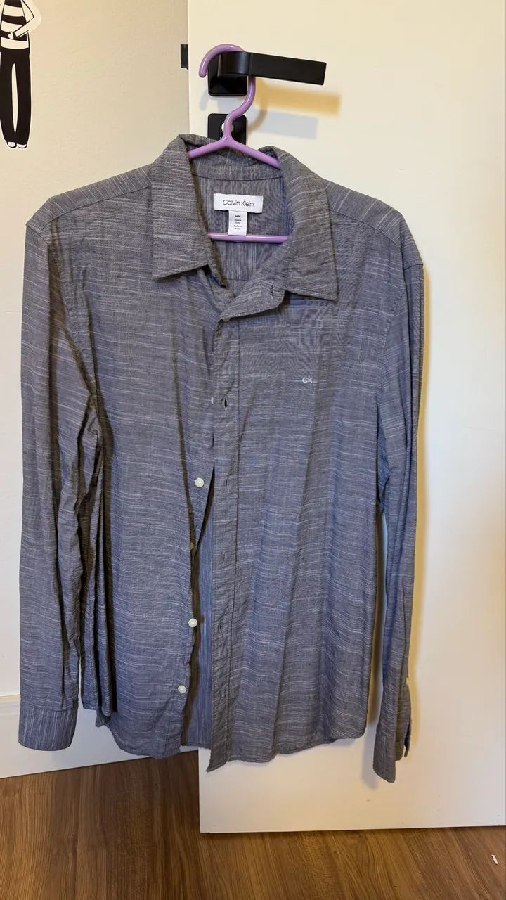 Camisa social Calvin Klein M - Foto 2