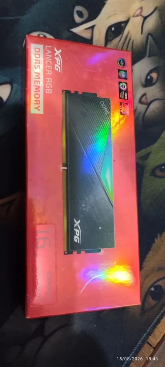 Memória DDR5 5200 XPG COM RGB