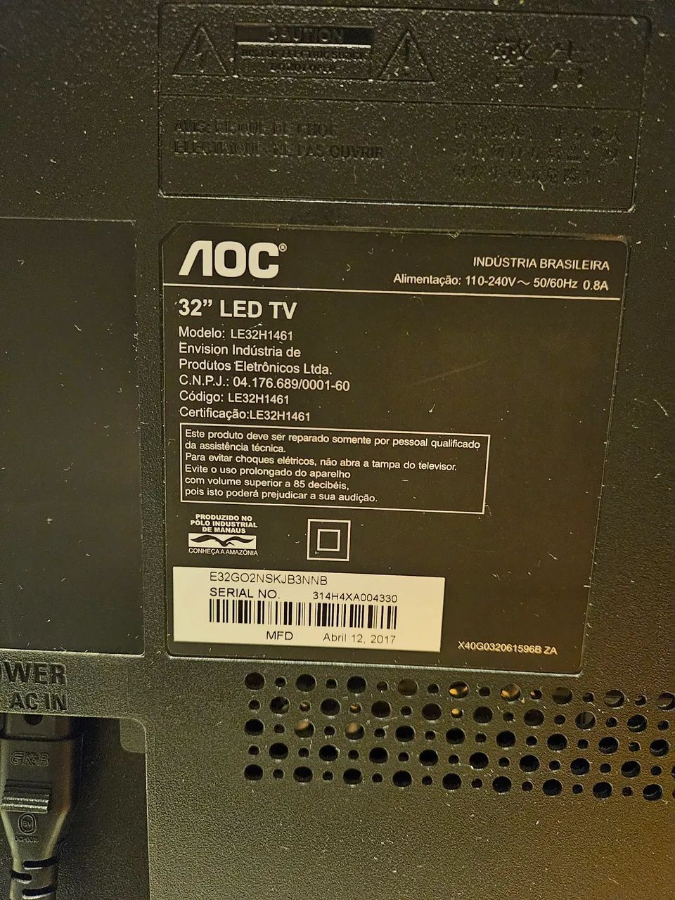 TV AOC 32" LED HD - Foto 2