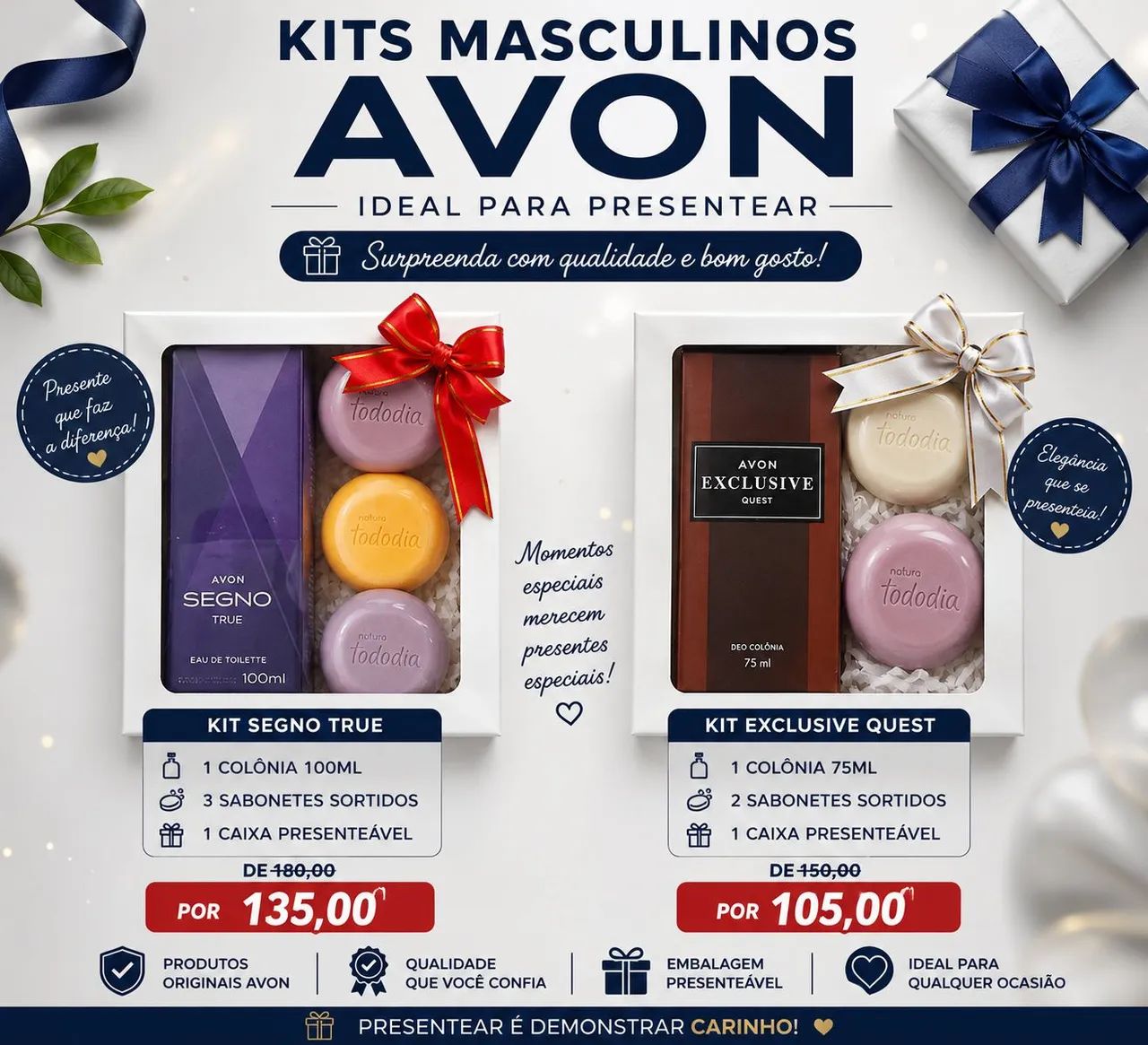 Kits Natura e Avon Dia dos Pais  - Foto 3