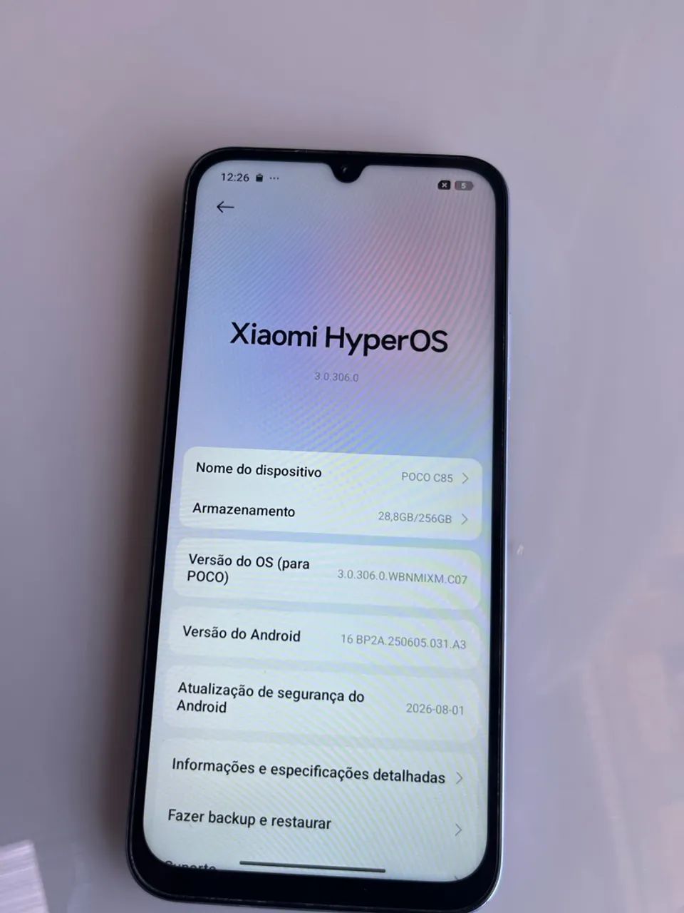 Xiaomi Poco C85 256 gigas 8 de ram  - Foto 5