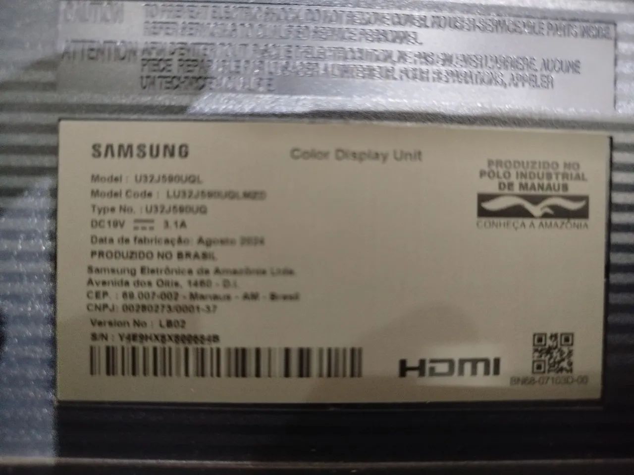 Monitor Samsung 4k 32 60hz U32J - Foto 3