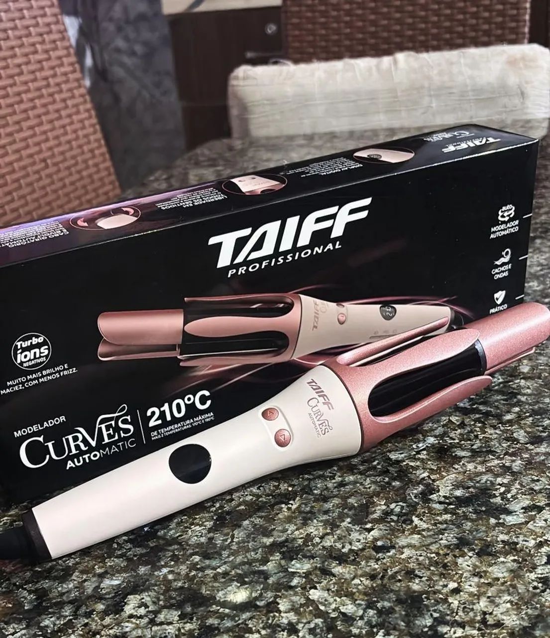 Taiff profissional | Modelador automático | cachos e ondas 