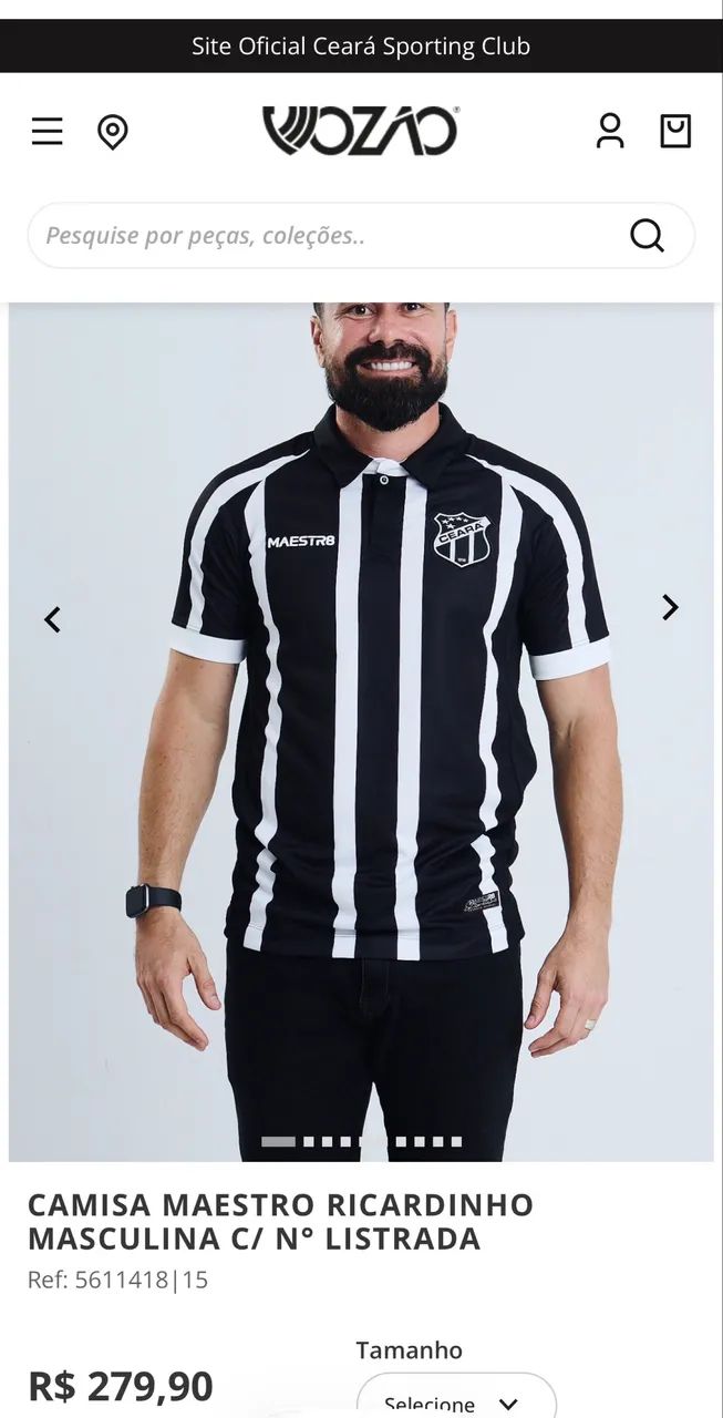 CAMISA CEARÁ MAESTRO RICARDINHO