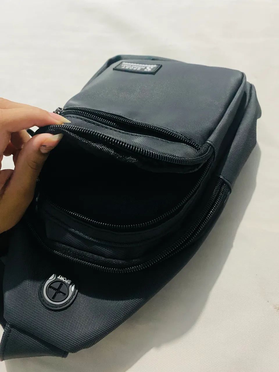 Bolsa peitoral preta